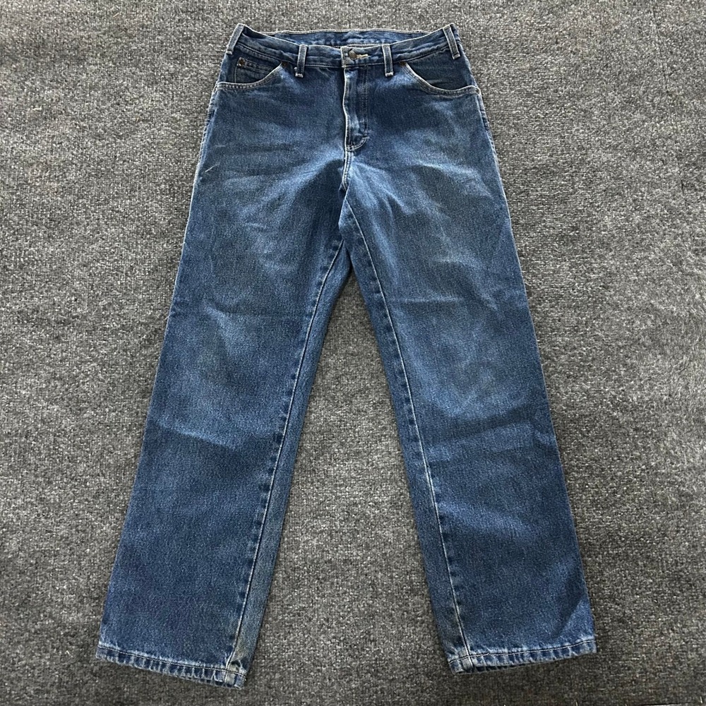 Wrangler Jeans Mens Size 31x30 Blue Regular Fit Straight Leg Denim Casual